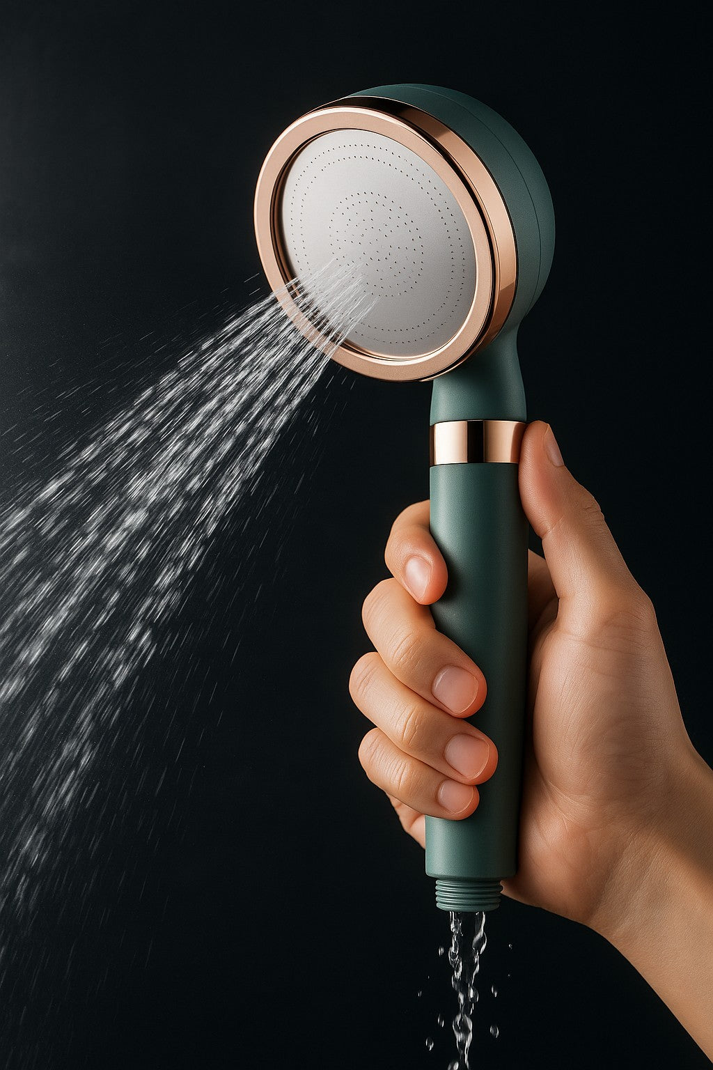 AquaGlow™ Pommeau de douche filtrant CH002 – Double filtre PP + Vitamine C