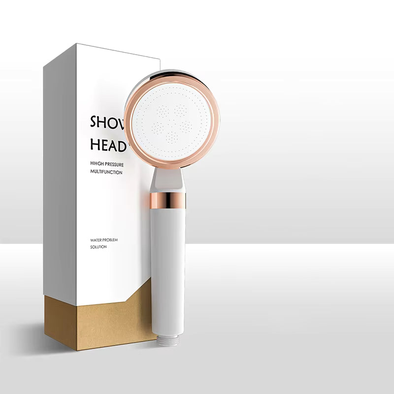 AquaGlow™ Pommeau de douche filtrant CH001 – Double filtre PP + Vitamine C